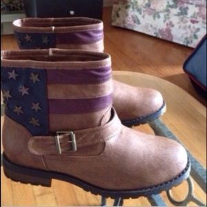 American Flag Boots size 8.5